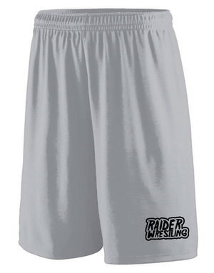 Custom Apparel - Screen Printing - Raider Wrestling MS - Training Shorts - Raider Wrestling MS