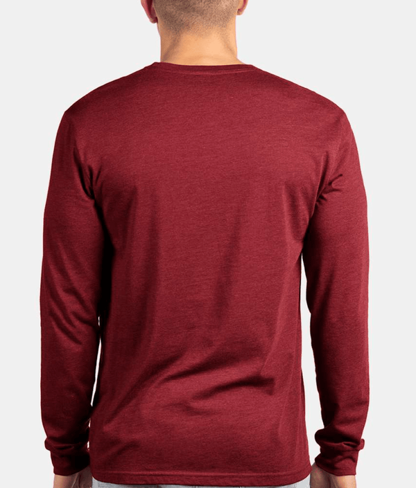 Custom Apparel - Screen Printing - Raider Wrestling MS - Unisex Adult Cardinal Long Sleeve - Raider Wrestling MS