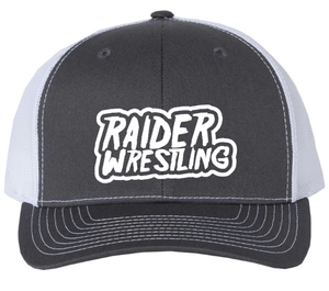 Custom Apparel - Screen Printing - Raider Wrestling - Richardson Trucker Hat - Embroidered - Raider Wrestling Winter 2022