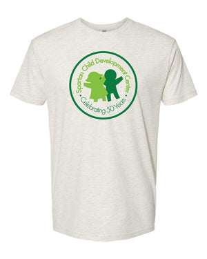 Custom Apparel - Screen Printing - SCDC - 50th Anniversary Unisex T-Shirt - T-Shirt - Spartan Child Development Center