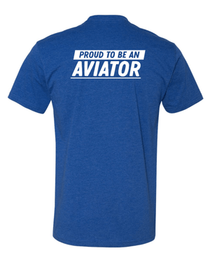 Custom Apparel - Screen Printing - Sky Crossing Spring 2023 Pre - Order - Proud to Be An Aviator T-Shirt - Sky Crossing - 14054