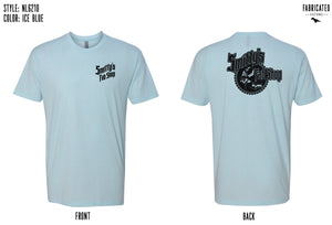 Custom Apparel - Screen Printing - Smitty's Fab Shop T-shirt (Blue) - Smitty's Fab Shop