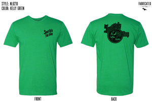 Custom Apparel - Screen Printing - Smitty's Fab Shop T-Shirt (Green) - Smitty's Fab Shop