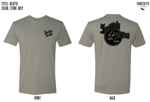 Custom Apparel - Screen Printing - Smitty's Fab Shop T-shirt (Grey) - Smitty's Fab Shop
