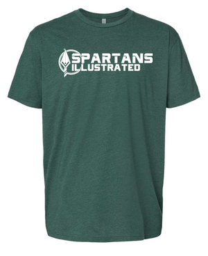 Custom Apparel - Screen Printing - Spartans Illustrated - Green Unisex Adult T-Shirt - Spartans Illustrated