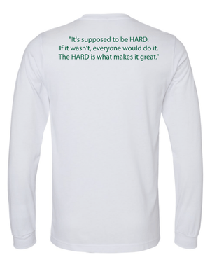 Custom Apparel - Screen Printing - St. Patrick Baseball – Unisex Heather CVC Long Sleeve Tee - St. Patrick Baseball 2023