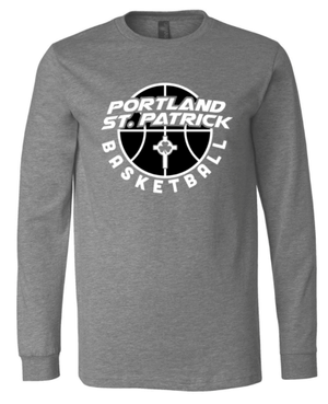 Custom Apparel - Screen Printing - St. Patrick Basketball - Unisex Long Sleeve - St. Patrick Basketball
