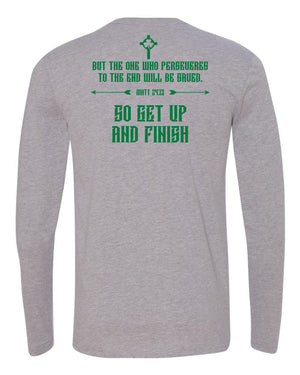 Custom Apparel - Screen Printing - St. Patrick Cross Country Long Sleeve - St. Pats Cross Country
