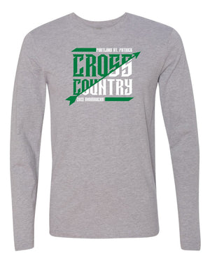 Custom Apparel - Screen Printing - St. Patrick Cross Country Long Sleeve - St. Pats Cross Country