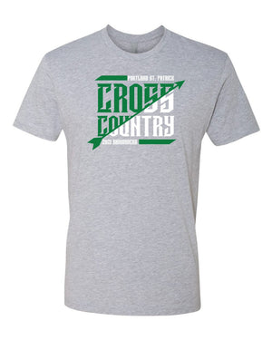 Custom Apparel - Screen Printing - St. Patrick Cross Country T-shirt - St. Pats Cross Country