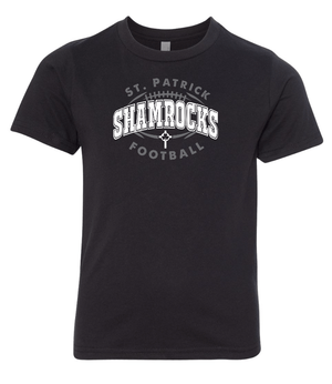 Custom Apparel - Screen Printing - St. Patrick Football 2022 - Black Youth T-shirt - St. Patrick Football 2022