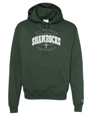 Custom Apparel - Screen Printing - St. Patrick Football 2022 - Dark Green Unisex Hoodie - St. Patrick Football 2022