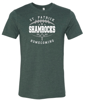 Custom Apparel - Screen Printing - St. Patrick Homecoming 2022 Forest T-shirt - St. Patrick Homecoming 2022