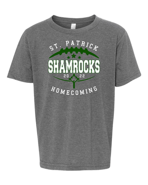Custom Apparel - Screen Printing - St. Patrick Homecoming 2022 Gray T-shirt - St. Patrick Homecoming 2022