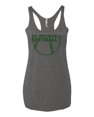 Custom Apparel - Screen Printing - St. Patrick Softball Tank Top - St. Patrick Softball