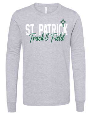 Custom Apparel - Screen Printing - St. Patrick Track & Field – Unisex Long Sleeve - St. Patrick Track & Field 2023