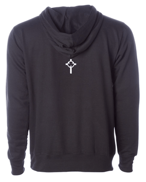 Custom Apparel - Screen Printing - St. Patrick Volleyball 2022 - Black Unisex Hoodie - St. Patrick Volleyball 2022