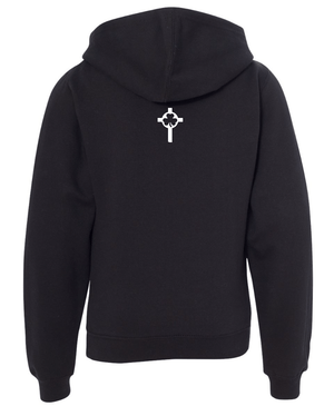 Custom Apparel - Screen Printing - St. Patrick Volleyball 2022 - Black Youth Hoodie - St. Patrick Volleyball 2022