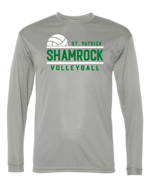 Custom Apparel - Screen Printing - St. Patrick Volleyball Performance Long Sleeve - St. Patrick Volleyball