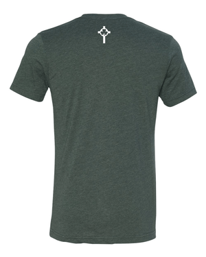 Custom Apparel - Screen Printing - St. Patrick Volleyball T-Shirt (Green) - St. Patrick Volleyball