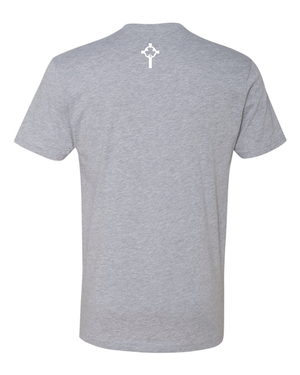 Custom Apparel - Screen Printing - St. Patrick Volleyball T-shirt (Grey) - St. Patrick Volleyball