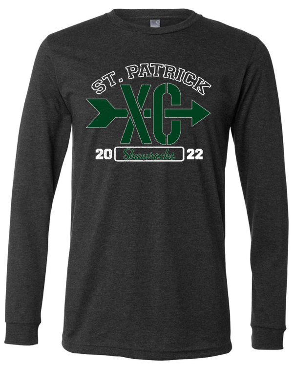 Custom Apparel - Screen Printing - St. Pats Cross Country - St. Augustine Long Sleeve - St. Pats XC