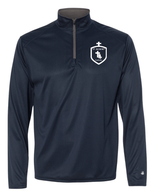 Custom Apparel - Screen Printing - St. Robert Catholic School - Staff 1/4 Zip - St. Robert Catholic School - Staff