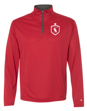 Custom Apparel - Screen Printing - St. Robert Catholic School - Staff 1/4 Zip - St. Robert Catholic School - Staff