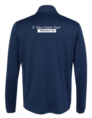 Custom Apparel - Screen Printing - St. Robert Catholic School - Staff Adidas 1/4 Zip - St. Robert Catholic School - Staff