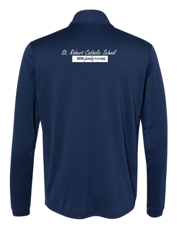Custom Apparel - Screen Printing - St. Robert Catholic School - Staff Adidas 1/4 Zip - St. Robert Catholic School - Staff