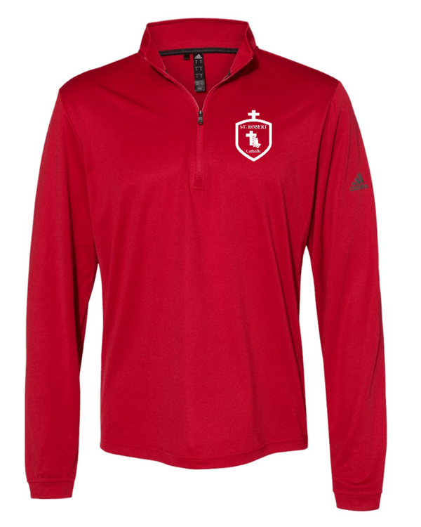 Custom Apparel - Screen Printing - St. Robert Catholic School - Staff Adidas 1/4 Zip - St. Robert Catholic School - Staff