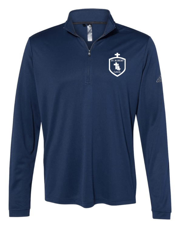 Custom Apparel - Screen Printing - St. Robert Catholic School - Staff Adidas 1/4 Zip - St. Robert Catholic School - Staff