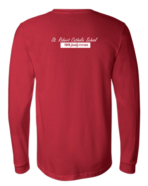 Custom Apparel - Screen Printing - St. Robert Catholic School - Staff Long Sleeve T-shirt - St. Robert - 14065