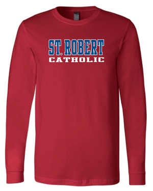 Custom Apparel - Screen Printing - St. Robert Catholic School - Unisex Long Sleeve T-shirt - St. Robert - 14064