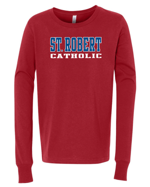 Custom Apparel - Screen Printing - St. Robert Catholic School - Youth Long Sleeve T-shirt - St. Robert - 14064
