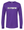 Custom Apparel - Screen Printing - Stay Positive - Adult Long Sleeve T-shirt (Blue, Purple, Grey) - Stay Positive
