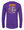 Custom Apparel - Screen Printing - Stay Positive - Adult Long Sleeve T-shirt (Blue, Purple, Grey) - Stay Positive