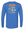 Custom Apparel - Screen Printing - Stay Positive - Youth Long Sleeve T-shirt (Blue, Grey) - Stay Positive