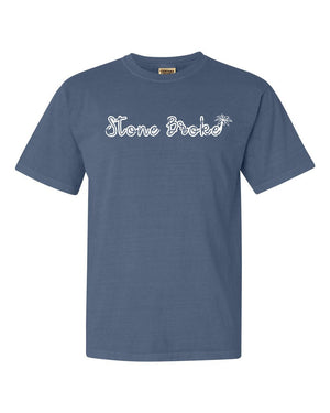 Custom Apparel - Screen Printing - Stone Broke - Unisex Cotton T-shirt - T-Shirt - Stone Broke