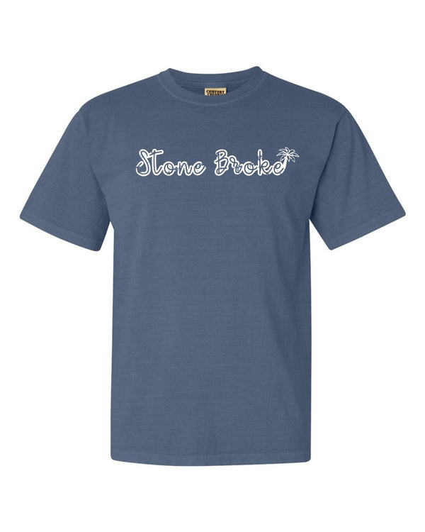Custom Apparel - Screen Printing - Stone Broke - Unisex Cotton T-shirt - T-Shirt - Stone Broke