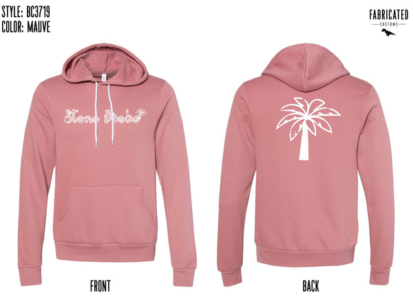 Custom Apparel - Screen Printing - Stone Broke - Unisex Poly - blend Hoodie - Hoodie - Stone Broke