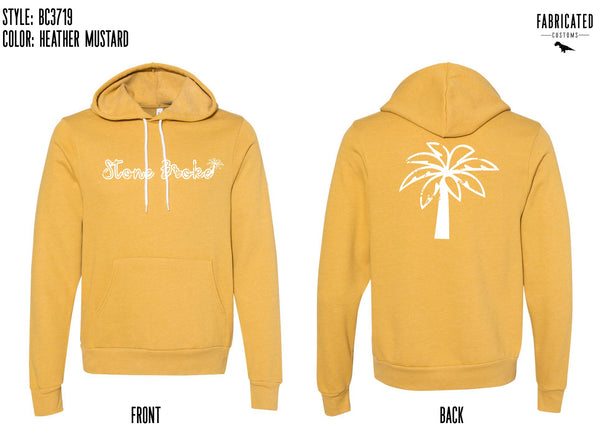 Custom Apparel - Screen Printing - Stone Broke - Unisex Poly - blend Hoodie - Hoodie - Stone Broke