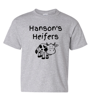 Custom Apparel - Screen Printing - Sunburst Elementary Class Shirt - Hanson's Heifers - Sunburst Elementary Class Shirt 22 - 23
