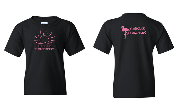 Custom Apparel - Screen Printing - Sunburst Elementary - Garcias Flamingos - Sunburst Classes