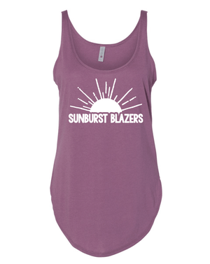 Custom Apparel - Screen Printing - Sunburst Elementary - Women's Festival Tank - Sunburst Elementary