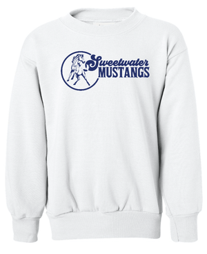 Custom Apparel - Screen Printing - Sweetwater Elementary School - Mustang Crewneck - Sweetwater Elementary