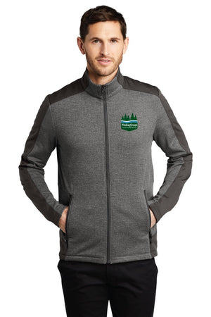 Custom Apparel - Screen Printing - Timber Creek Ranch - Men's Zip Up Jacket w/Embroidered Logo - Timber Creek Ranch
