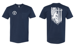 Custom Apparel - Screen Printing - Tri - County IBEW Local 876 - Pocket TShirt - T-Shirt - Tri - County IBEW Local 876
