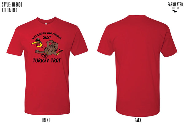 Custom Apparel - Screen Printing - Turkey Trot T-Shirt - Westwood Turkey Trot