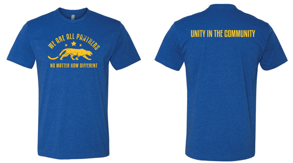 Custom Apparel - Screen Printing - Unity in the Community: We Are All Panthers - DeWitt Public Schools